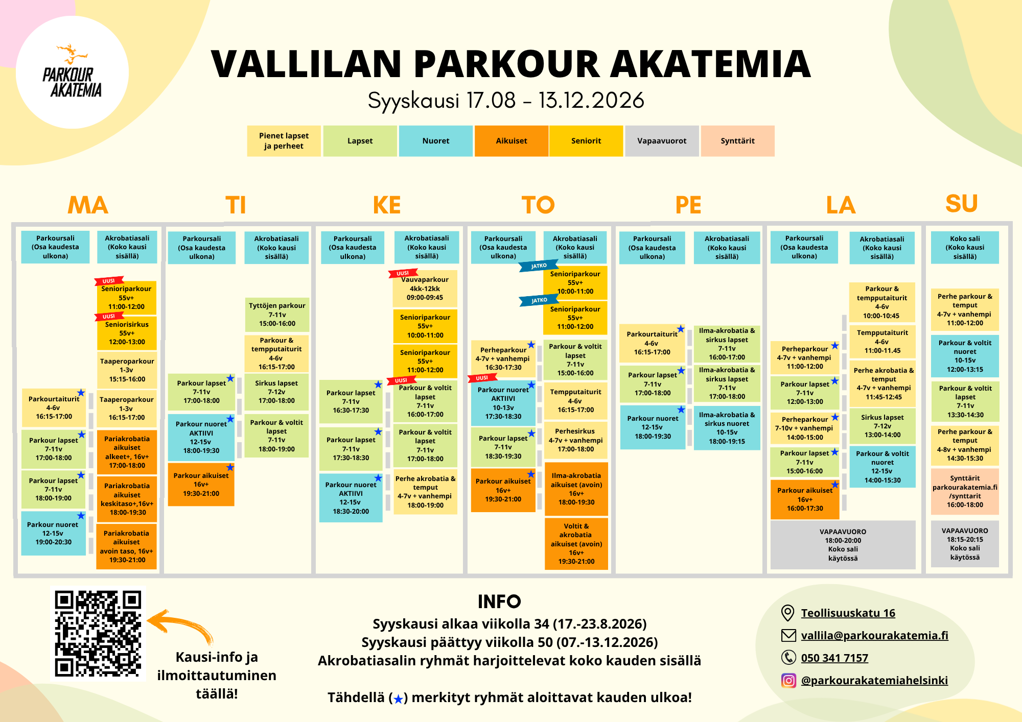 syyskausi 2026 päivitetty 14.8.2026